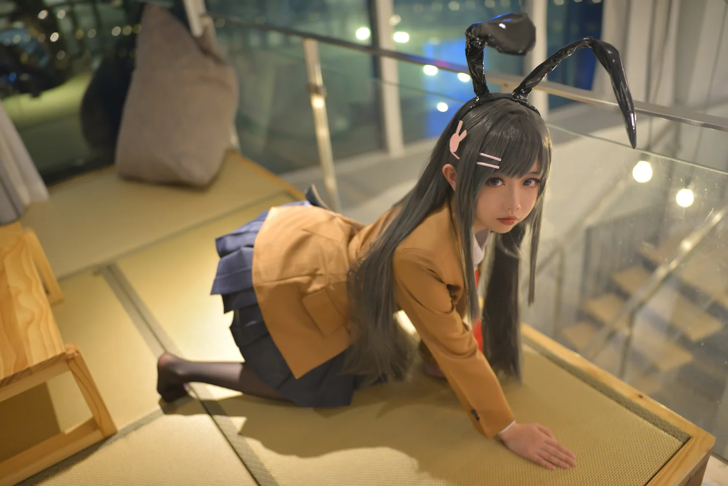 雪琪SAMA - 麻衣制服 兔女郎 [58P] icoser.la (005).webp